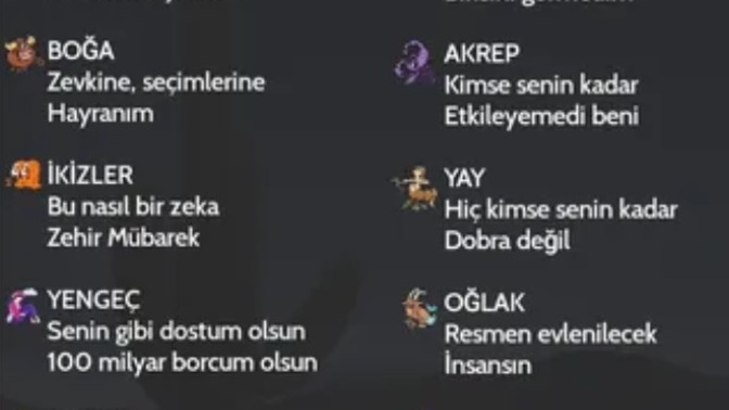 Burcuna göre hoşlandığın iltifat ne ❣️?