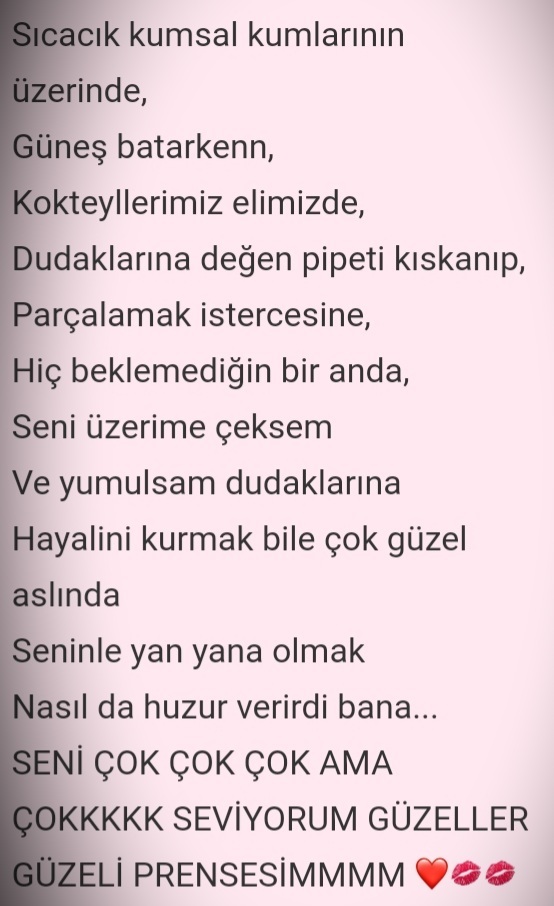 hayatımda aldığım en güzel ve en özel şiir❤