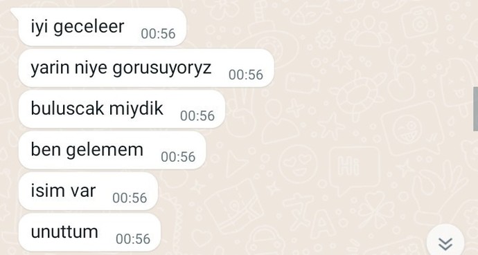 Sevdigim kiz bahane buldu ve engelledimm?