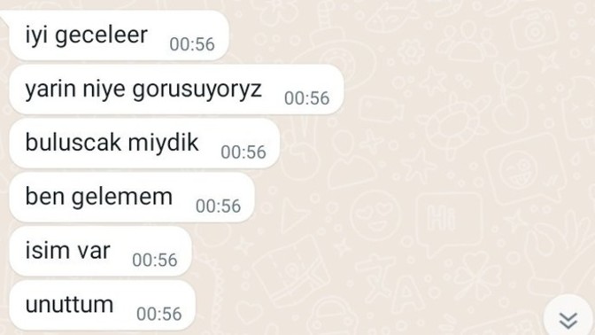 Sevdigim kiz bahane buldu ve engelledimm?