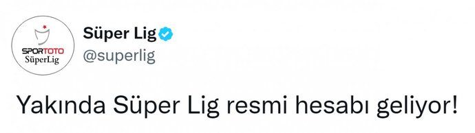 Süper Ligin sosyal medya hesabı açılıyor! Hesabı takip edecek misiniz?
