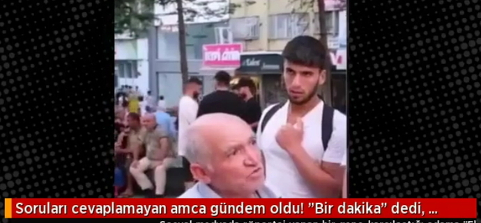 Gülme krizine neden olan amcanın cevapları sosyal medyada gündem oldu! Hiç sokak röportajına katıldınız mı?