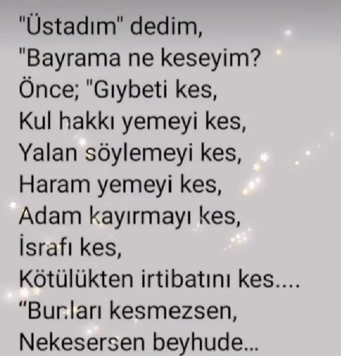 Kurban geleneği saçma değil mi?