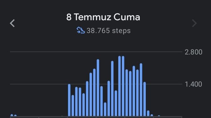 Bir gün içerisinde en fazla kaç adım attınız?