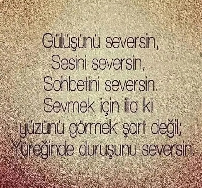 Herkese hayırlı bayramlar diliyorum, yüzünü bile görmediğiniz birini sevebilir misiniz?
