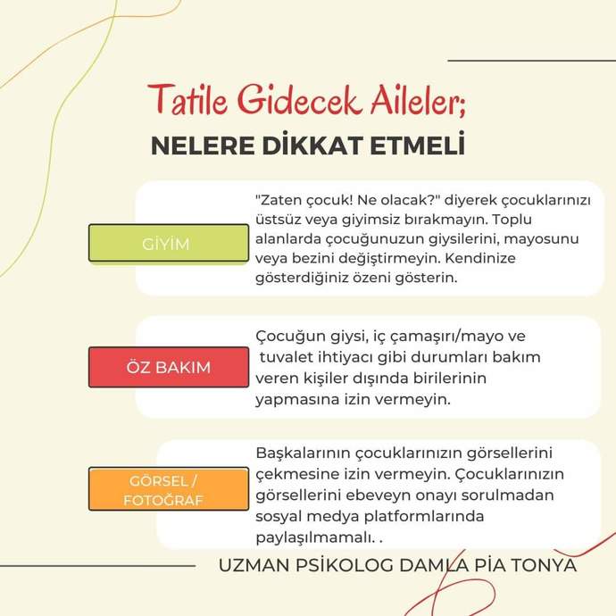 Tatile gidecek aileler nelere dikkat etmeli?