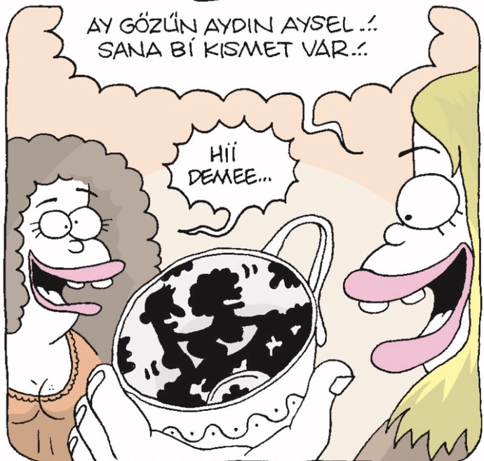 Uygulamada fal bakabilen biri var mı?