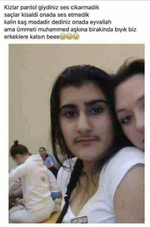 Kızlar bıyık bıraksaydı neler olurdu? Nasıl tepkileriniz olurdu beyler?