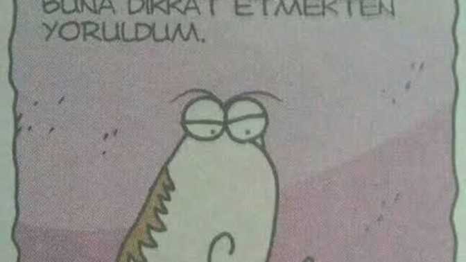 "Bıktım artık" dediğiniz şeyler nedir?