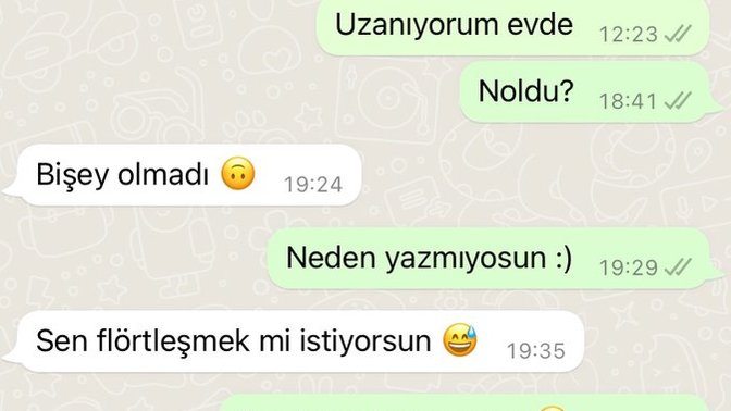 Bu hanımefendi 32 yaşında ve diş hekimi. Aramızda böyle bir diyalog geçti. Sizce ne düşünüyordur? 