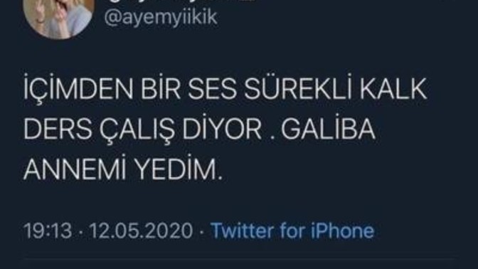 İçinizdeki ses ne diyor?