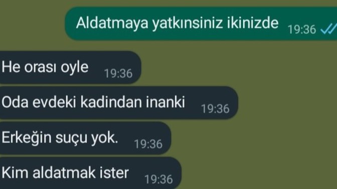 Aldatmak kimin suçudur?