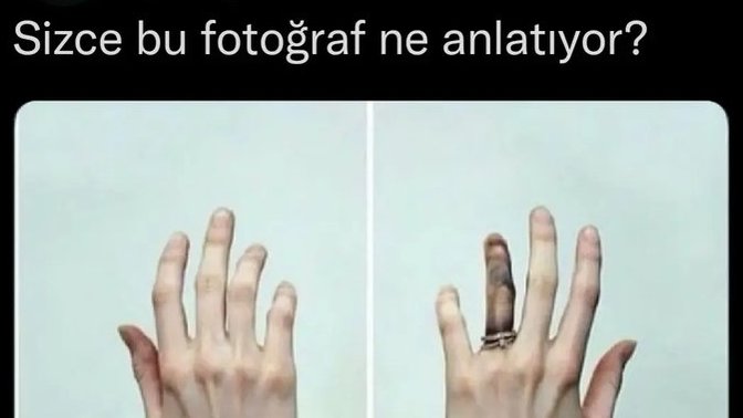 Bu fotoğrafta ne anlatmak istenmiş sizce?