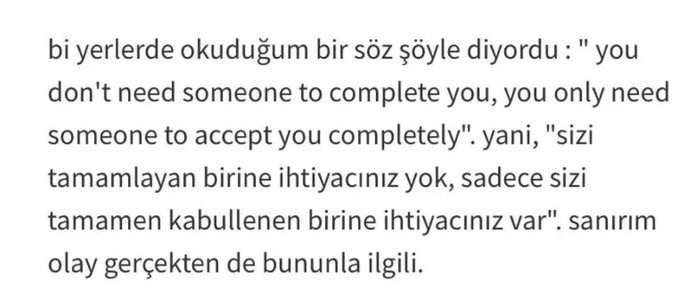 İhtiyacınız olan şey?
