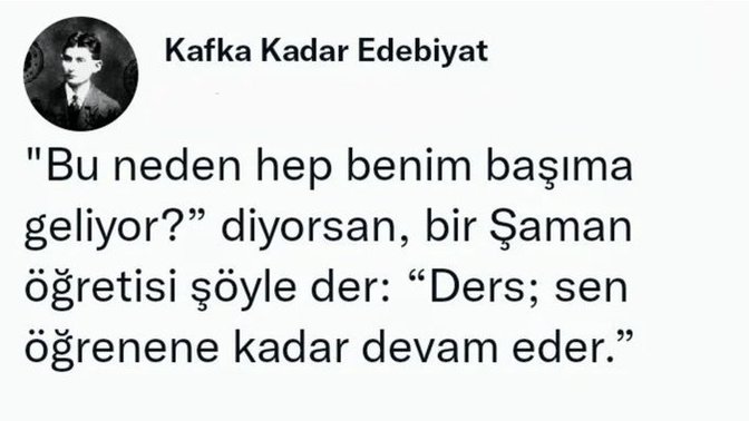 Neden hep benim başıma geliyor dediğiniz şey nedir?