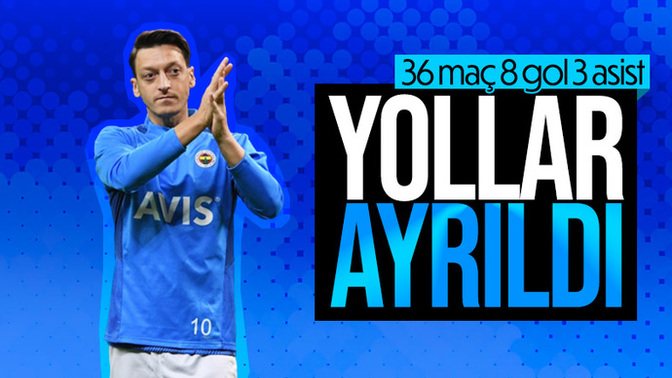 Fiyasko sona erdi ve Fenerbahçe'de Mesut Özil ile yollar ayrıldı! Ne düşünüyorsunuz?