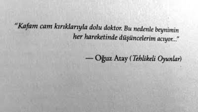 Sizi derinden sarsan bir söz yazar mısınız?