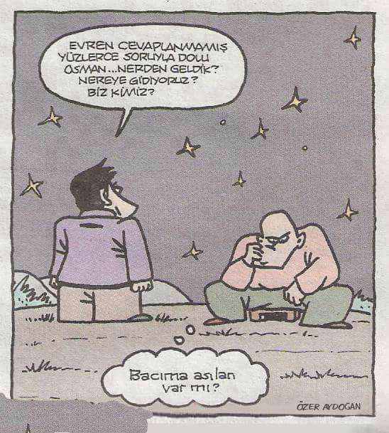 Gökyüzüne bakınca ne düşünüyorsun?