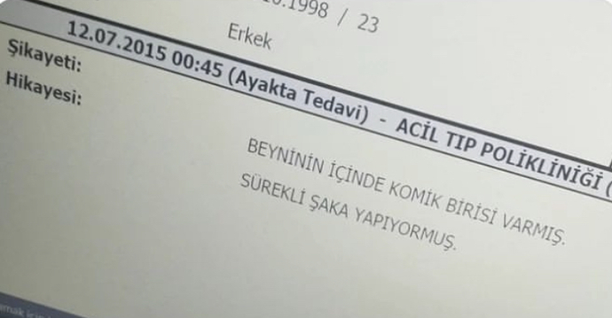 Duyduğunuz en ilginç hasta şikayeti neydi?