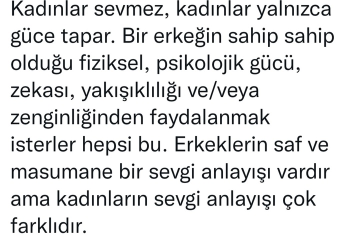 Kadınlar asik olmaz mı?