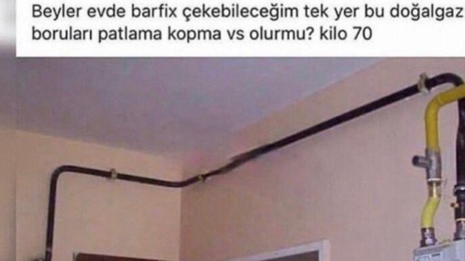 Doğalgaz borusunda barfix çekilir mi?