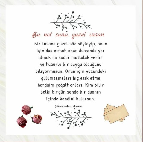 Temennileriniz başkası için neler?