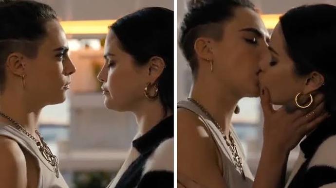 Soldaki Cara sağdaki Selena