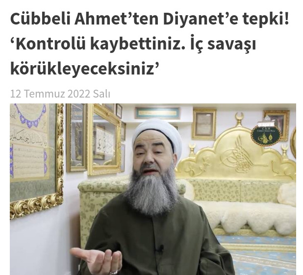 Türkiyede dinci guruplar üzerinden iç savaş mı çıkartılmak isteniyor?