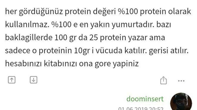 Vücuda aldığımız proteinin bir kısmı atılıyor mu?