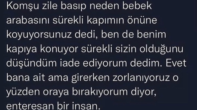 Sizin de böyle garip komşularınız var mı🙂?