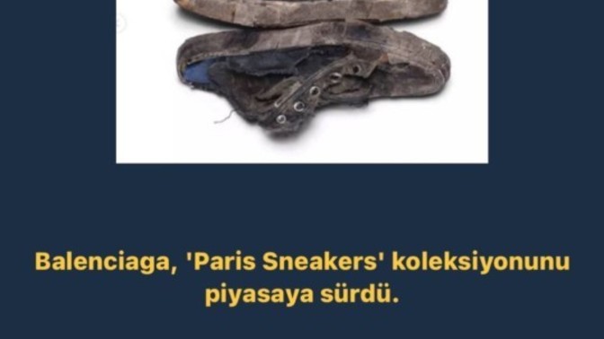 Balenciaga 27 bin TL'ye eski spor ayakkabıları satışa sundu. Satın alır mıydınız?