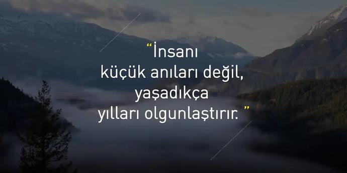 Kabullenmek olgunluk mu?