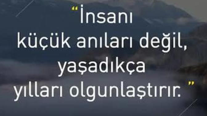 Kabullenmek olgunluk mu?