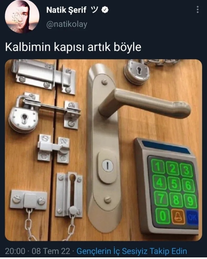 Kalbinizin kapısı kapalı mı açık mı 🙄?