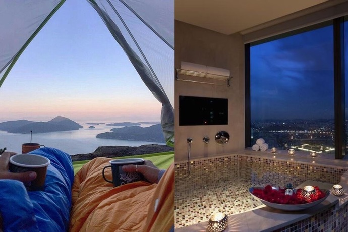Kamp tatilini mi yoksa otel tatilini mi tercih edersiniz?