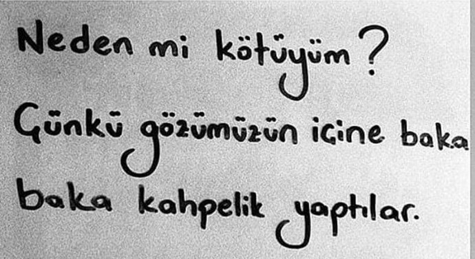 Ben O Eski Ben Değilim Diyor Musunuz?