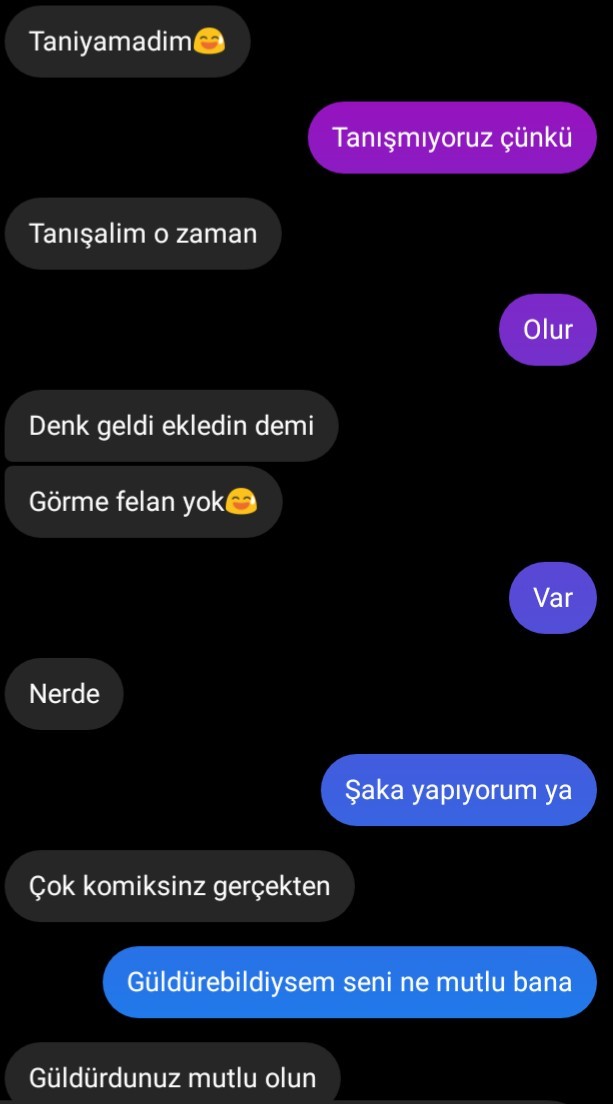 Hoşlandığım çocuğu ekledim ve ilk konuşma bu rezillik ya nerde hata yapıyorum sizce?