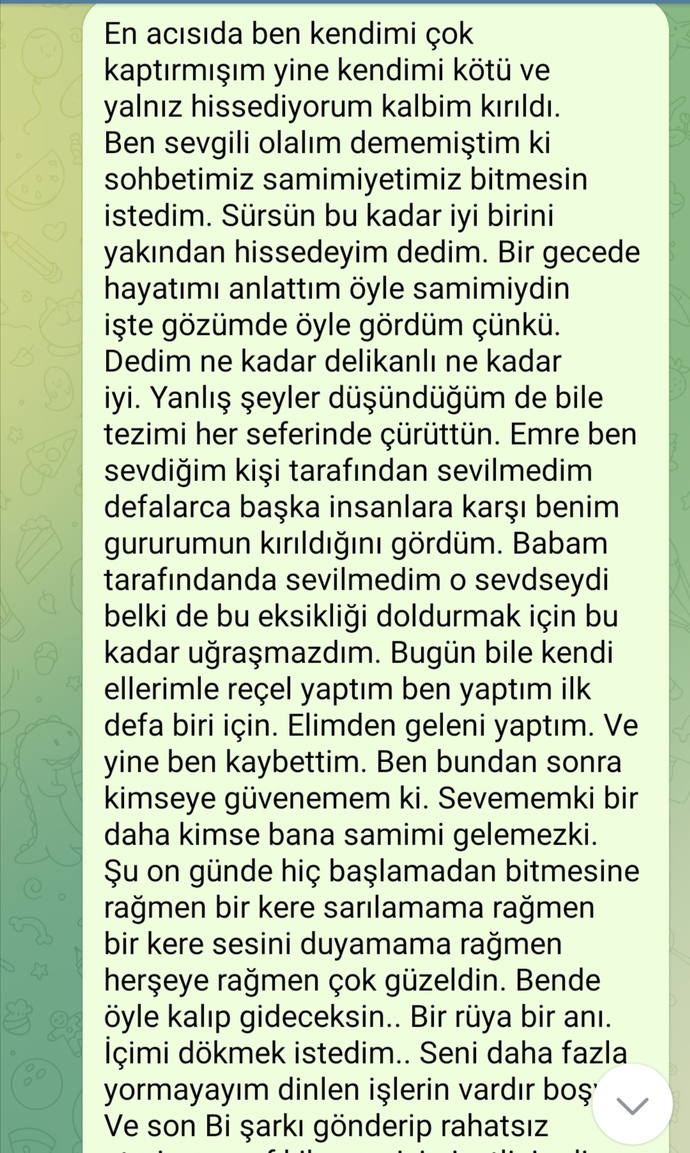 Ve hiçbir tepki yok görüldü attı.
