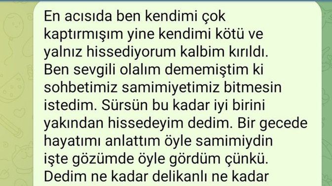 2 haftadır umut verip hep yanında olacağım diyen adam sadece mesajıma görüldü attı bunu niye yapar ki bir insan?