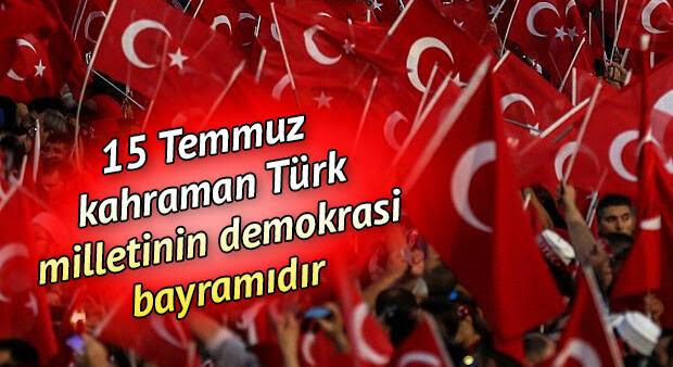 15 Temmuzda vatan için sokaklara çıkanlara selam olsunmu?