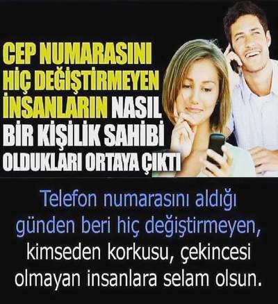 Korkusuz insan telefon numarası değişmezmiş. Telefon numaran kaç senelik?