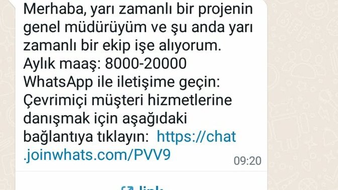 WhatsApp tan hiç tanımadığım biri bana mesaj attı sizce neden?