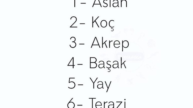 En dik başlı burçlar sıralaması sizce doğru mu?