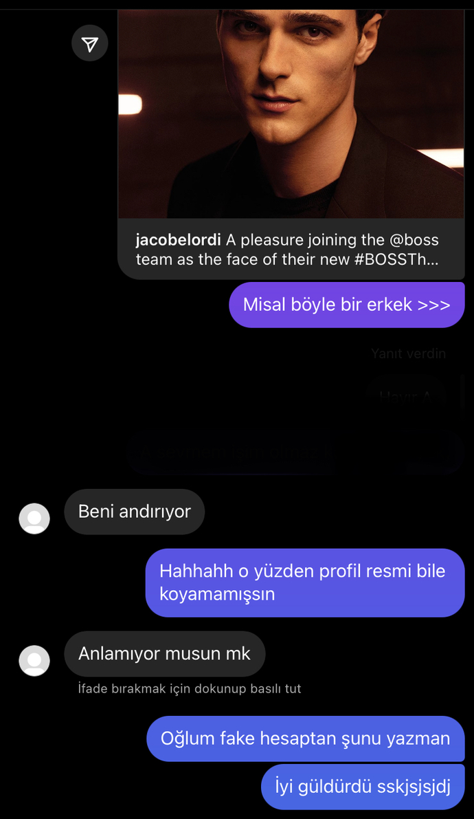 Hahahah resimsiz fake’nin dediği şeye bakınn?