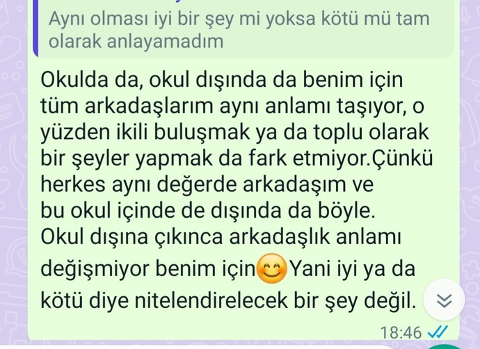 Kendimi doğru ifade edemedim mı acaba 🙁?