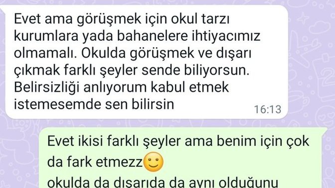 Kendimi doğru ifade edemedim mı acaba 🙁?