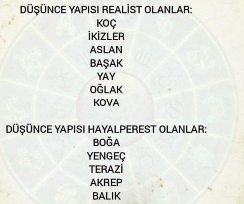 Realist misin, hayalperest mi?