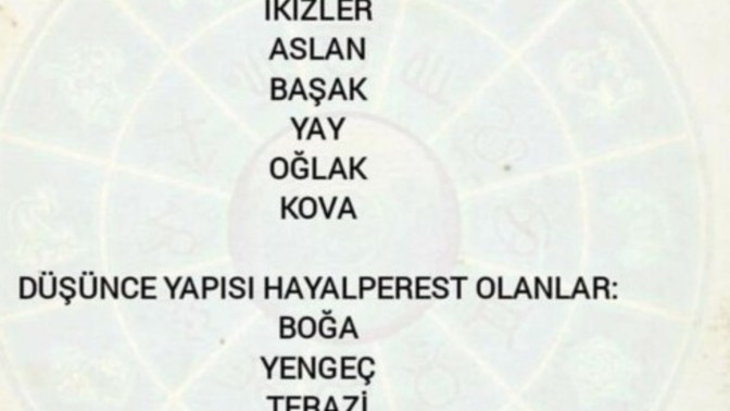 Realist misin, hayalperest mi?