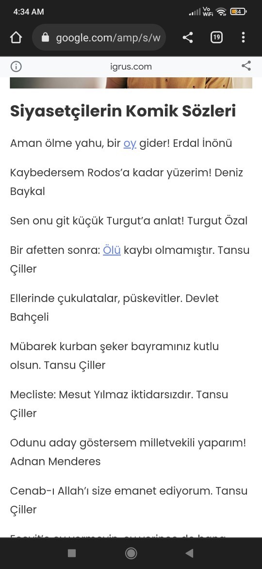 Sizi en çok güldüren siyasetçi sözleri?