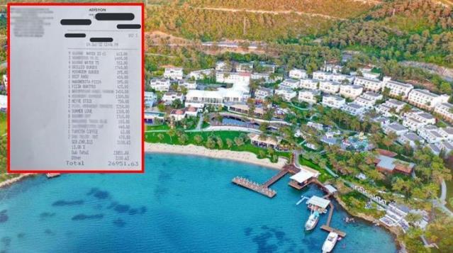Bodrumda bir lokantada gelen 27.000 liralık hesap gündem oldu! Sizce bu paraları kimler ödüyor?